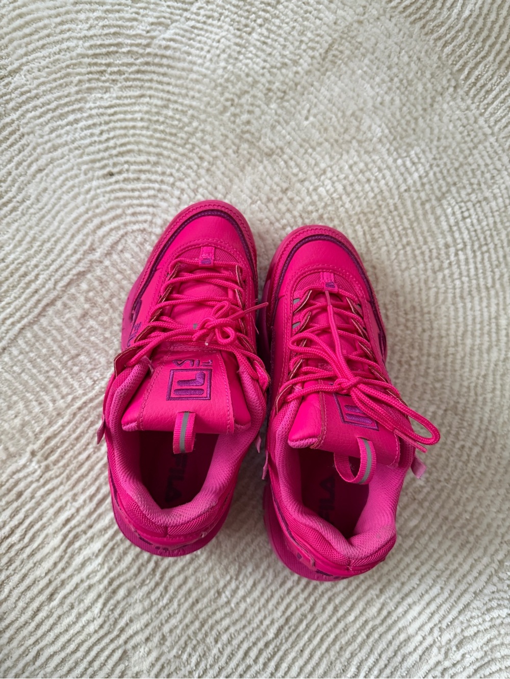 Fila Women's Hot Pink Athletic Sneakers